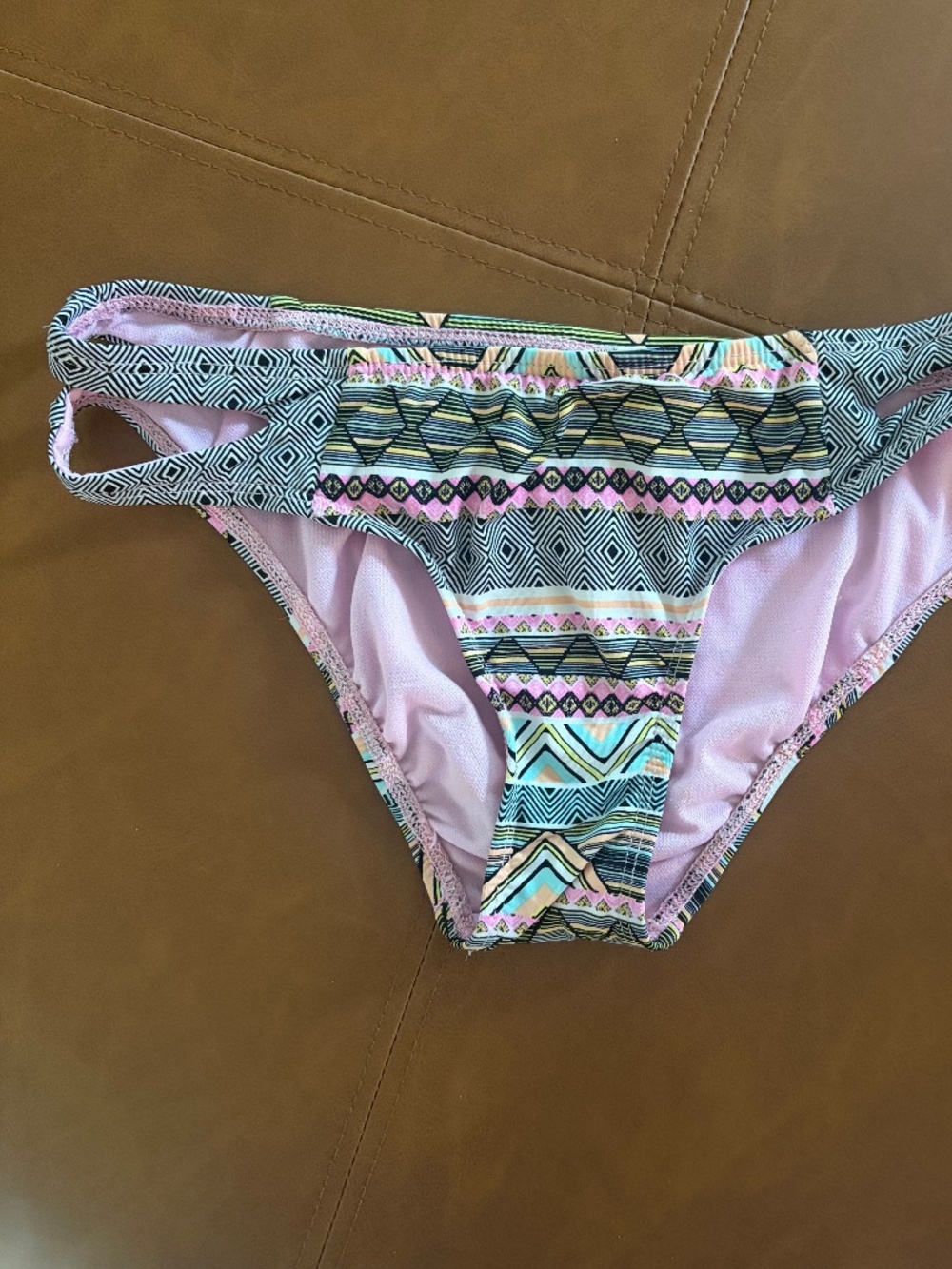 the Bikini Lab bikini bottoms womens size small geometric print